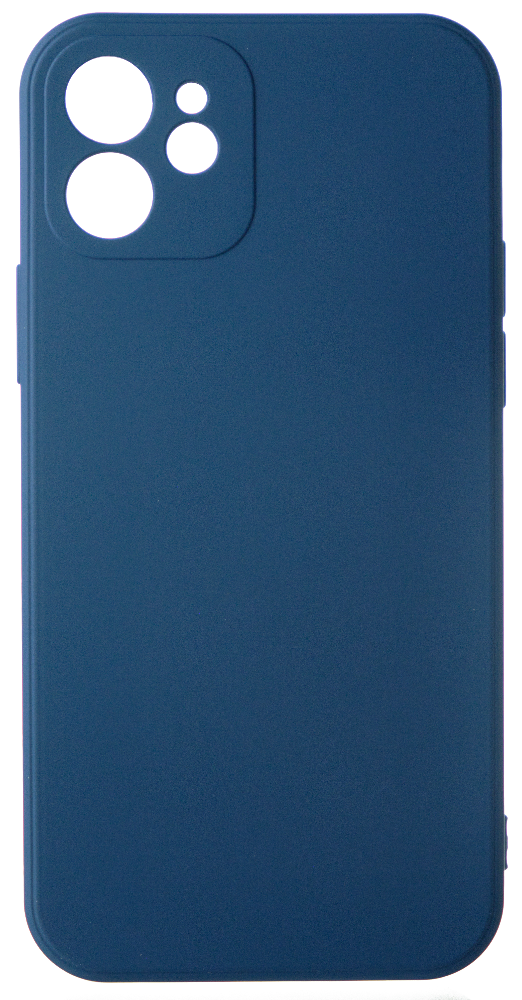 Чехол Soft-Touch для iPhone 12 темно-синий в Тюмени